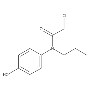2-Chloro-N-(4-hydroxyphenyl)-N-propylacetamide结构式