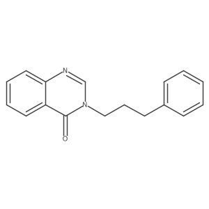4(3h)-Quinazolinone,3-(3-phenylpropyl)- Structure