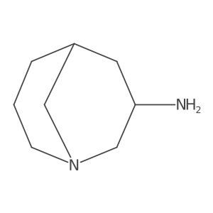 (5S)-1-azabicyclo[3.3.1]nonan-3-amine结构式