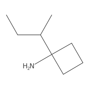 1-(Butan-2-yl)cyclobutan-1-amine结构式