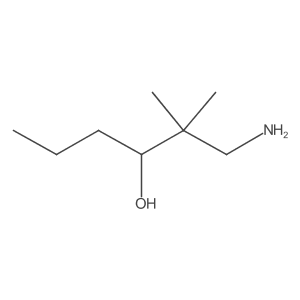 1-Amino-2,2-dimethylhexan-3-ol结构式