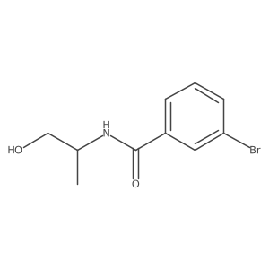 3-bromo-N-[(2R)-1-hydroxypropan-2-yl]benzamide Structure