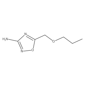 5-(Propoxymethyl)-1,2,4-oxadiazol-3-amine结构式