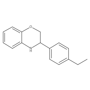 3-(4-Ethylphenyl)-3,4-dihydro-2H-benzo[b][1,4]oxazine结构式