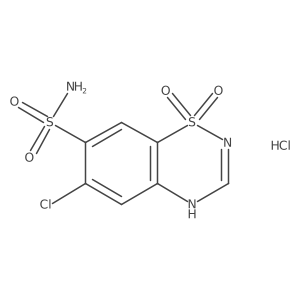 Chlorothiazide hydrochloride结构式