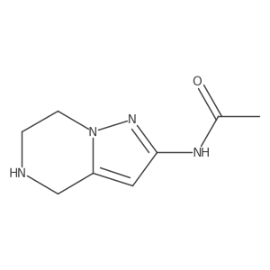 N-{4H,5H,6H,7H-pyrazolo[1,5-a]pyrazin-2-yl}acetamide Structure