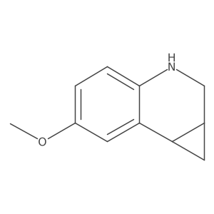 6-Methoxy-1a,2,3,7b-tetrahydro-1H-cyclopropa[c]quinoline Structure