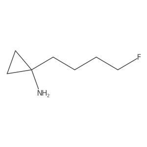 1-(4-Fluorobutyl)cyclopropan-1-amine Structure