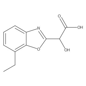 2-(Carboxy(hydroxy)methyl)-7-ethylbenzo[d]oxazole Structure