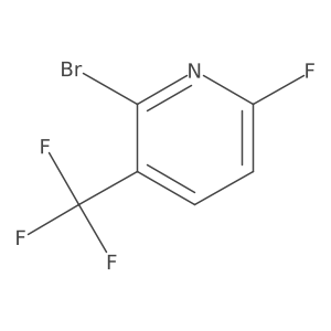 2-Bromo-6-fluoro-3-(trifluoromethyl)pyridine Structure