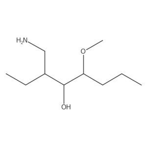 3-(Aminomethyl)-5-methoxyoctan-4-ol结构式