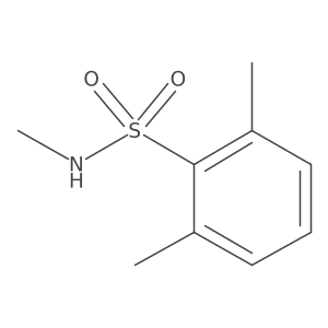 N,2,6-Trimethylbenzene-1-sulfonamide结构式