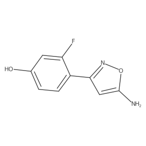 4-(5-Amino-1,2-oxazol-3-yl)-3-fluorophenol结构式