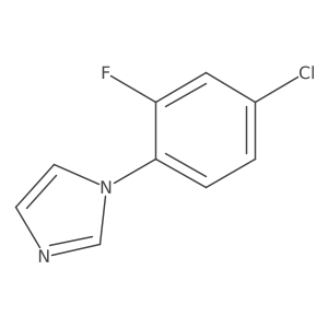 1-(4-Chloro-2-fluorophenyl)-1H-imidazole Structure