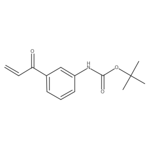 tert-Butyl N-[3-(prop-2-enoyl)phenyl]carbamate Structure