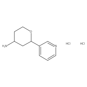 2-(Pyridin-3-yl)oxan-4-amine dihydrochloride Structure