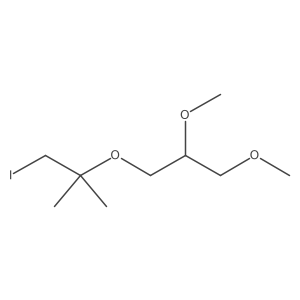 2-(2,3-Dimethoxypropoxy)-1-iodo-2-methylpropane结构式