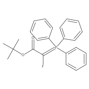 tert-Butyl 2-fluoro-2-(triphenylphosphoranylidene)acetate结构式