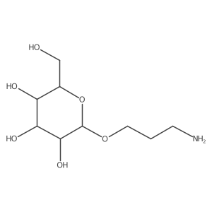 3-Aminopropyl beta-D-galactopyranoside结构式