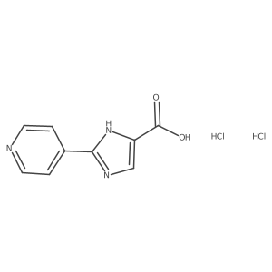 2-(Pyridin-4-yl)-1H-imidazole-4-carboxylic acid dihydrochloride结构式