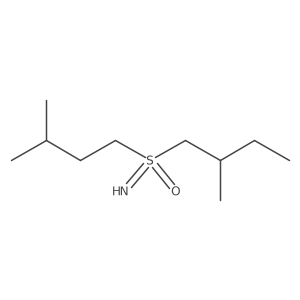 Imino(2-methylbutyl)(3-methylbutyl)-lambda6-sulfanone结构式