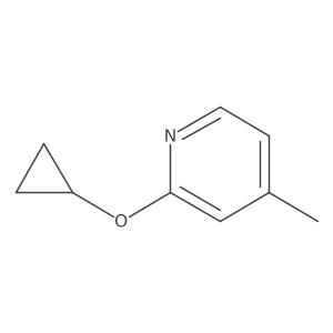 2-Cyclopropoxy-4-methylpyridine Structure