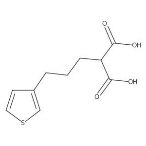 2-[3-(3-Thienyl)propyl]propanedioic acid Structure