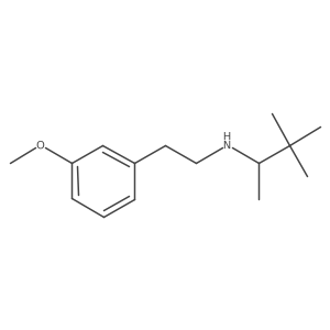 (3,3-Dimethylbutan-2-yl)[2-(3-methoxyphenyl)ethyl]amine Structure