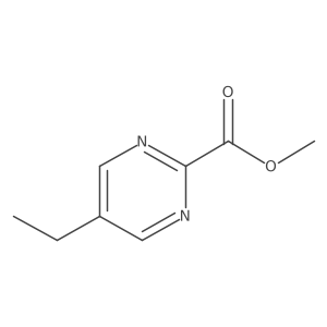 Methyl 5-ethylpyrimidine-2-carboxylate结构式
