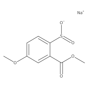 Sodium 4-methoxy-2-(methoxycarbonyl)benzene-1-sulfinate Structure