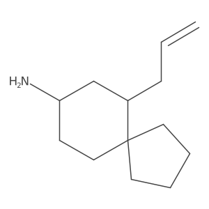 6-(Prop-2-en-1-yl)spiro[4.5]decan-8-amine结构式