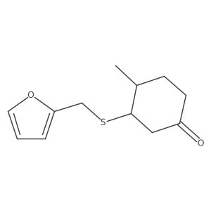 3-{[(Furan-2-yl)methyl]sulfanyl}-4-methylcyclohexan-1-one结构式