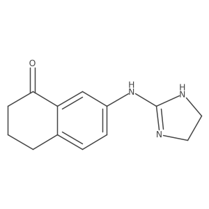 7-[(4,5-Dihydro-1H-imidazol-2-yl)amino]-3,4-dihydro-1(2H)-naphthalenone Structure