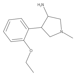 4-(2-Ethoxyphenyl)-1-methylpyrrolidin-3-amine Structure
