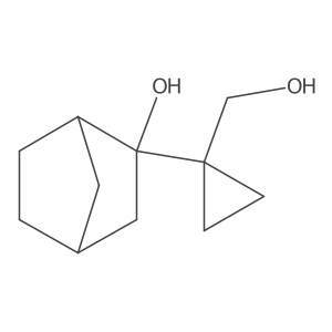 2-[1-(Hydroxymethyl)cyclopropyl]bicyclo[2.2.1]heptan-2-ol结构式