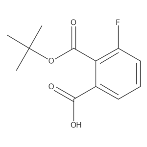 2-[(Tert-butoxy)carbonyl]-3-fluorobenzoic acid Structure