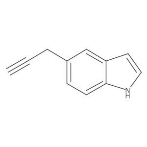 5-(prop-2-yn-1-yl)-1H-indole Structure