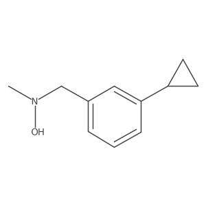 N-[(3-cyclopropylphenyl)methyl]-N-methylhydroxylamine Structure