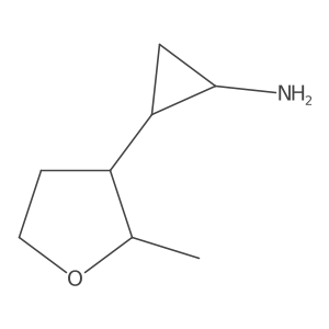 2-(2-Methyloxolan-3-yl)cyclopropan-1-amine Structure