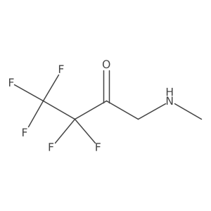 3,3,4,4,4-Pentafluoro-1-(methylamino)butan-2-one Structure