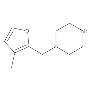 4-[(3-Methylfuran-2-yl)methyl]piperidine Structure