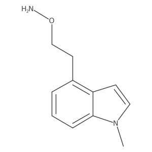 O-[2-(1-methyl-1H-indol-4-yl)ethyl]hydroxylamine结构式