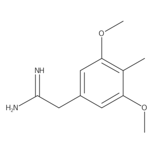 2-(3,5-Dimethoxy-4-methylphenyl)ethanimidamide结构式