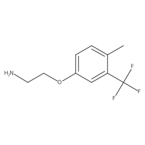 2-[4-Methyl-3-(trifluoromethyl)phenoxy]ethan-1-amine Structure