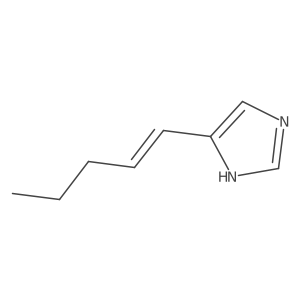 4-(pent-1-en-1-yl)-1H-imidazole Structure