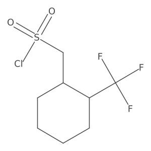 [(1R,2R)-2-(Trifluoromethyl)cyclohexyl]methanesulfonyl chloride Structure
