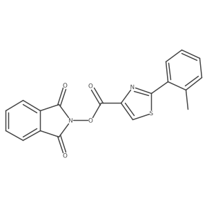 1,3-dioxo-2,3-dihydro-1H-isoindol-2-yl 2-(2-methylphenyl)-1,3-thiazole-4-carboxylate Structure