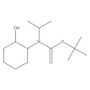 tert-butyl N-(2-hydroxycyclohexyl)-N-(propan-2-yl)carbamate Structure