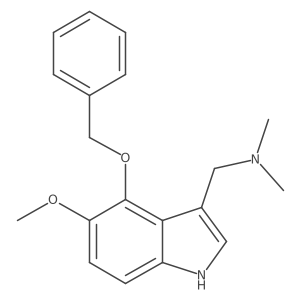 4-(Benzyloxy)-3-[(dimethylamino)methyl]-5-methoxyindole Structure