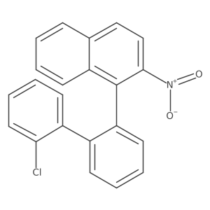 1-(2'-Chloro-[1,1'-biphenyl]-2-yl)-2-nitronaphthalene结构式